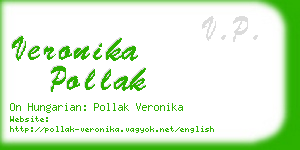 veronika pollak business card